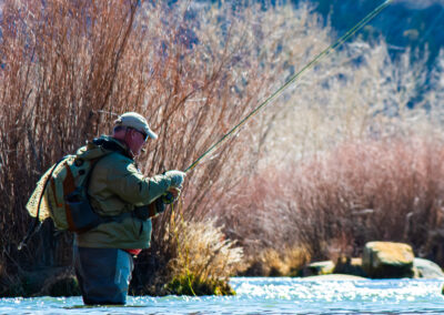 Fly fishing in northern New Mexico