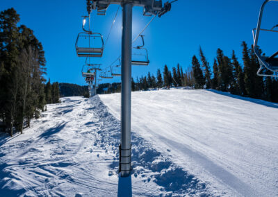 Well-groomed trails at Red River Ski Area